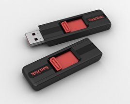 Sandisk USB Flash Drive 3D model
