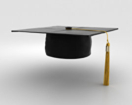 Graduation Cap 3D model