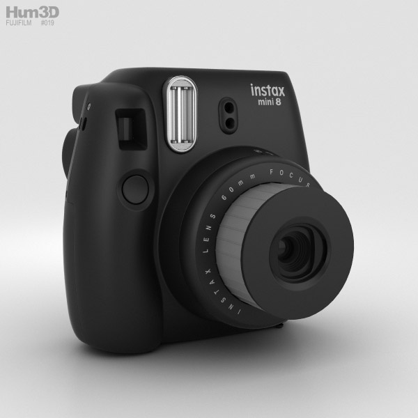 Fujifilm Instax Mini 8 Black 3D model
