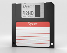 Floppy Disk 3.5 inch 3D model