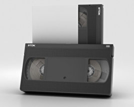 Кассета VHS 3D модель