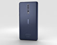Nokia 8 Tempered Blue 3D-Modell