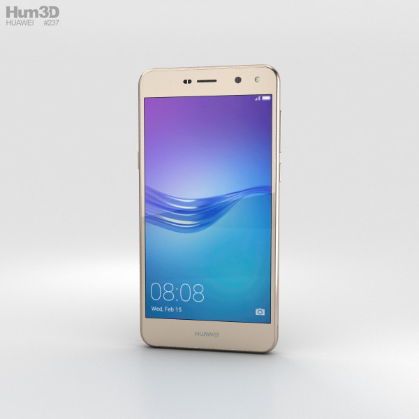 Huawei Y6 Gold 3Dモデル