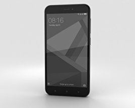 Xiaomi Redmi 4X Noir Modèle 3D