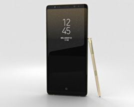 Samsung Galaxy Note 8 Maple Gold 3D model