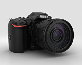 Nikon D500 3D 모델 
