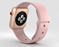 Apple Watch Series 3 38mm GPS + Cellular Gold Aluminum Case Pink Sand Sport Band Modelo 3d