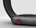Apple Watch Series 3 38mm GPS + Cellular Space Gray Aluminum Case Black Sport Band 3D-Modell