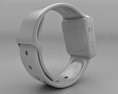 Apple Watch Series 3 38mm GPS + Cellular Space Gray Aluminum Case Black Sport Band 3D模型