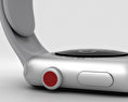 Apple Watch Series 3 42mm GPS + Cellular Silver Aluminum Case Fog Sport Band 3D-Modell