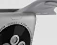 Apple Watch Series 3 42mm GPS + Cellular Silver Aluminum Case Fog Sport Band 3D 모델 