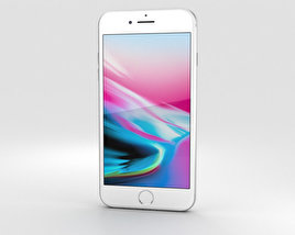 Apple iPhone 8 Plus Silver 3D model