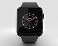 Apple Watch Edition Series 3 38mm GPS Gray Ceramic Case Gray/Black Sport Band 3Dモデル