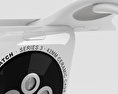 Apple Watch Edition Series 3 42mm GPS White Ceramic Case Soft White/Pebble Sport Band Modello 3D