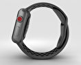 Apple Watch Series 3 Nike+ 38mm GPS Space Gray Aluminum Case Anthracite/Black Sport Band 3D 모델 