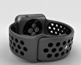 Apple Watch Series 3 Nike+ 38mm GPS Space Gray Aluminum Case Anthracite/Black Sport Band 3D 모델 