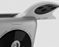 Apple Watch Series 3 Nike+ 38mm GPS Silver Aluminum Case Pure Platinum/Black Sport Band 3D модель