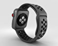 Apple Watch Series 3 Nike+ 42mm GPS Space Gray Aluminum Case Anthracite/Black Sport Band Modello 3D