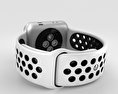 Apple Watch Series 3 Nike+ 42mm GPS Silver Aluminum Case Pure Platinum/Black Sport Band 3D-Modell
