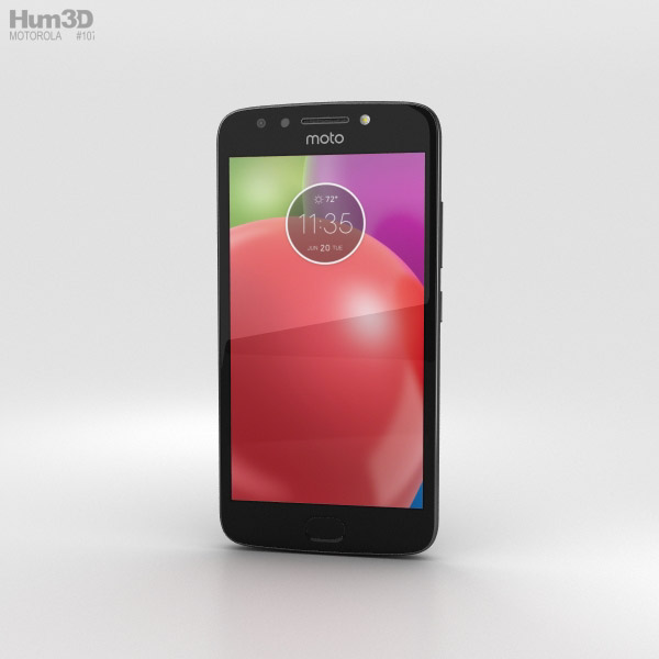 Motorola Moto E4 Licorice Black 3D 모델 