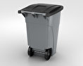 Wheeled Garbage Bin 3d model