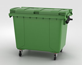 3D model of Large Garbage Container