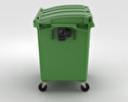 Large Garbage Container 3d model