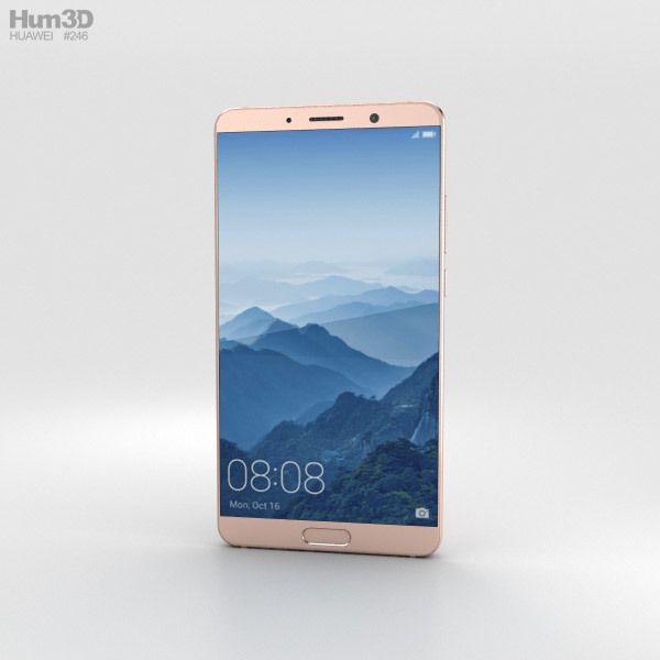 Huawei Mate 10 Pink Gold 3D 모델 