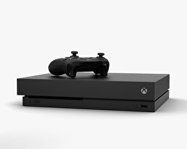 Microsoft Xbox One X Modelo 3d