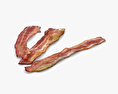 Bacon frit Modèle 3d