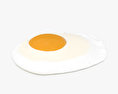 Fried egg 3d model