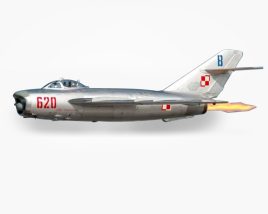 Mikoyan-Gurevich MiG-17 3D model