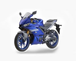Yamaha YZF-R25 2020 3D模型