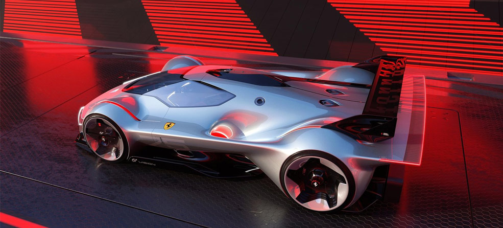 Ferrari Vision Gran Turismo Concept 3D 모델 