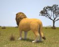 Lion Low Poly 3D 모델 