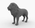 Lion Low Poly Modello 3D
