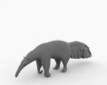 Anteater Low Poly 3D-Modell