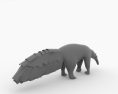 Anteater Low Poly 3d model