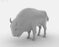European Bison Low Poly 3D模型