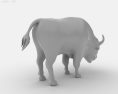 European Bison Low Poly 3Dモデル