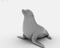 Australian Fur Seal Low Poly 3Dモデル
