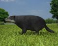 Badger Low Poly 3D-Modell