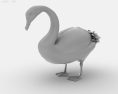 Black Swan Low Poly Modèle 3d