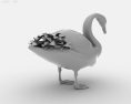 Black Swan Low Poly 3d model