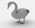 Black Swan Low Poly 3D 모델 
