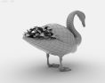 Black Swan Low Poly 3Dモデル