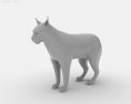 Bobcat Low Poly 3D-Modell