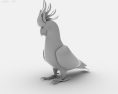 Cockatoo Low Poly 3D-Modell