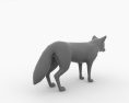 Fox Low Poly Modelo 3D