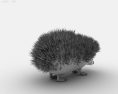 Hedgehog Low Poly 3D-Modell